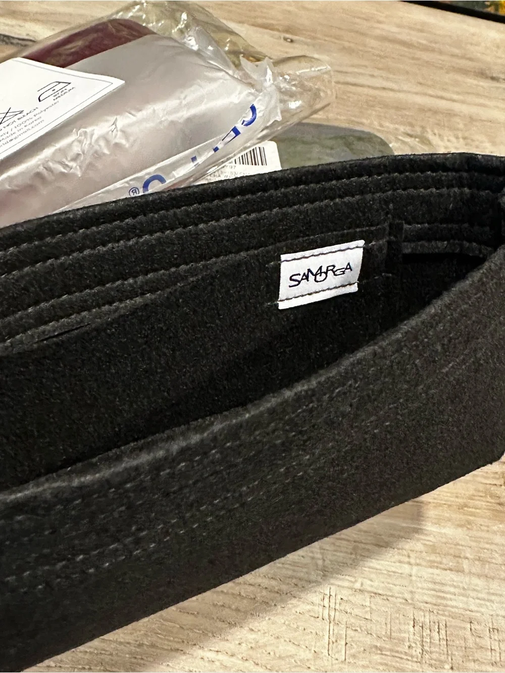 Samorga 1.2mm Black Felt Insert for the Chanel Wallet on Chain (WOC) Black - Picture 2 of 5
